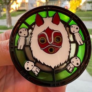 Loungefly Studio Ghibli Stained Glass Blind Box Enamel Pin: Princess Mononoke